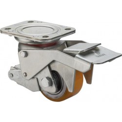 Roulette levage 80mm PU roue Kugellager W120.C10.080