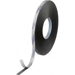 Ruban adhésif double face 7076 noir 18m x 25mm (Par 3)