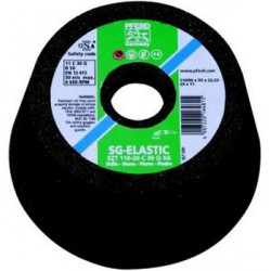 Meule boisseau A 16 Q SG/ C 16 Q SG, Type : 50 ETT 110-20 C 16 Q SG, Ø x hauteur x alésage 110 x 55 x 22,23 mm, Vitesse maxi. 8600 tr/mn