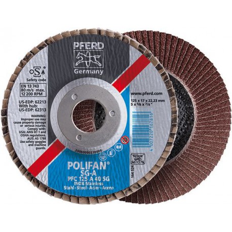 Disque à lamelles A120SG bombé 115mm G120 Pferd 1 PCS