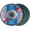 Meule-éventail Ø 115 mm (13300 tr/mn), POLIFAN® SG-ZA, bombée, Grain : 80
