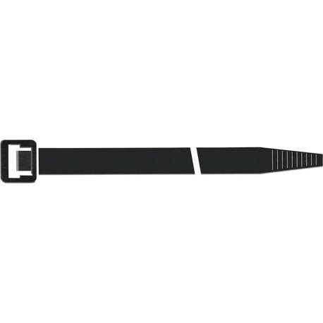 Serre cables Nylon noir1000x12mm a 100 unités SapiSelco