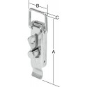 Serrure 110x37 mm galva