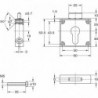 Serrure 25mm (Par 5)
