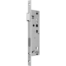 Serrure à mortaise PZ35/92/8 DL-RB-130016x255 mmNiSi