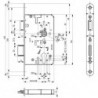 Serrure à mortaiser anti-panique PZ65/72/924rd PAF-BB-2320 DLERmatt