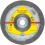 Disque à ébarber A 46 N Supra pour l'usinage de l'aluminium, Ø x Épais. : 115 x 6,0 mm, Modèle Coudé, Vitesse maxi. 13300 tr/mn
