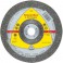 Disque à ébarber A 46 N Supra pour l'usinage de l'aluminium, Ø x Épais. : 180 x 8,0 mm, Modèle Coudé, Vitesse maxi. 8500 tr/mn