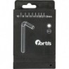 Set clé allen 9 unités 15-10mm FORTIS