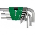 Set clé allen 9 unités 15-10mm FORTIS