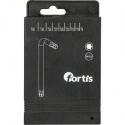 Set clé allen 9 unités Torx TX 9-45 FORTIS