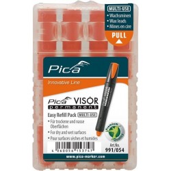 Lot de mines pour marqueur permanent VISOR industriel orange Pica 1 PCS