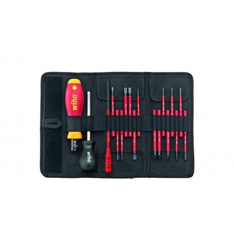 Set d'embouts avec porte-embout slimTorque VDE 18 pièces