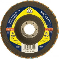 Meule-éventail SMT850 plus, bombée, Grain : 120