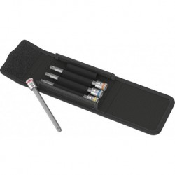 Set Douille avec fonction HOLD 1/4 T25-T40x100mm 4-pièces Wera