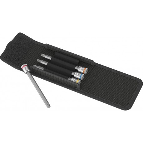 Set Douille avec fonction HOLD 1/4 T25-T40x100mm 4-pièces Wera