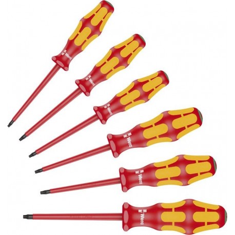 Set tournevis 167i/6 VDE Torx 6-pièces Wera