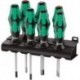 Set tournevis PH/PZ/Torx 7-pièces Wera