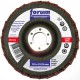 Meule-éventail non-tissée Ø 125 mm (12200 tr/mn), bombée, Degré de finesse : moyen