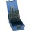 Jeu de forets hélicoïdaux, coffret plastique, en acier à coupe rapide, type N, DIN 338, rectifié, Ø h8 : 1,00-5,90 mm, Nombre de forets 50 pièces