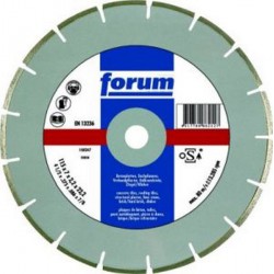 Meule tronçonneuse diamantée, soudée au laser, avec concentration diamantée moyenne, Ø x alésage : 180 x 22,23 mm, Taille de segment H x l 10 x 2,4 mm
