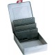 Coffret métallique, vide, Pour Ø de foret : 1,00-10,00 mm, Nombre de forets 24 pièce, Pas 0,5 mm + K.B.