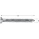 Vis inoxydable CNA40x50S (Par 250)