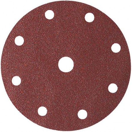 Meule auto-agrippante K240, 9 trous, pourbois 150mm (Par 100)
