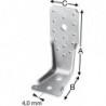 Equerres sabot AKR165G (Par 25)