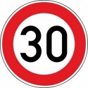 Panneau VKZ.274-30 Ronde 600mm 30 km/h