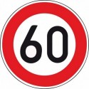 Panneau VKZ.274-60 Ronde 600mm 60 km/h