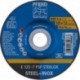 Meule d'ébarbage coudée PSFSTEELOX 125x7mm PFERD 1 PCS