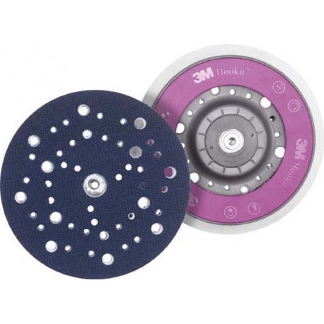 Plateau pour meules auto-agrippantes Hookit (TM), Fixation : M8, Modèle Soft, Ø 150 mm
