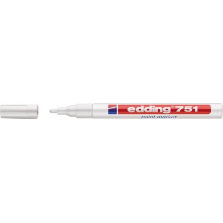 Marqueur. 751 Blanc Edding