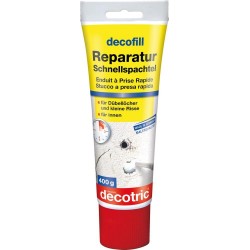 Tube de 400g pour remplissage rapide mastic rapide decofill