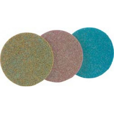 Disque auto-agrippant, Ø de 125 mm avec centrage, corindon, Degré de finesse : très fin, Couleur bleu