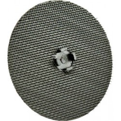 Plateau avec centrage, disques abrasifs auto-agrippants, trou intérieur de 22,23 mm, Ø : 115 mm, Bride filetée M14