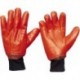 Gants de protection Hiver, PVC, orange (Par 12)