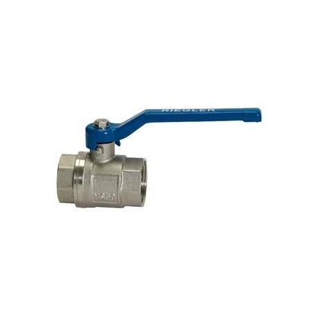 Vanne boisseau sphérique valve line laiton F3/8" 2 filetages femelles RIEGLER 1 PCS
