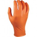 Gants de protection Grippaz,Taille L, orange(Box a 50 Pièces )
