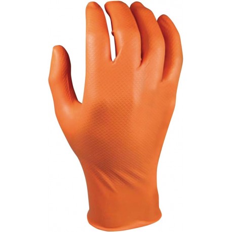 Gants de protection Grippaz,Taille XL,orange(Box a 50 Pièces )