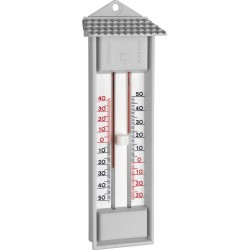 Thermomètre plastique gris