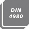 Outil couteau carbure DIN4980 à droite 20x20x125mm P25/30 1 PCS