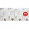 4x LED Ampoule poire 9W E27 806lm