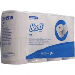 Papier toilette SCOTT 350 3lag. Blanc 6x350 feuilles