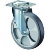 Roulette thermoplastique roue en caoutchouc