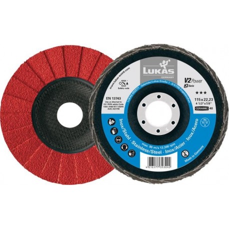 Disque à lamelle V2 PowHD125mm CER K60 Lukas