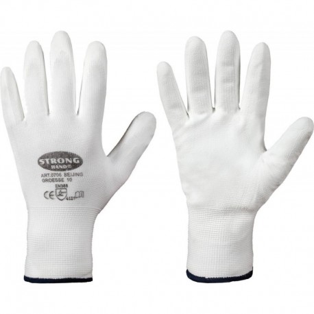 Gant de protection, Nylon, Taille 7, Blanc (Par 12)