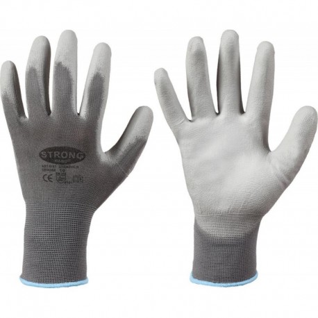 Gant de protection, Nylon, Taille 8, gris (Par 12)