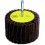 Roue à lamelles de 60 x 30 mm, en non-tissé sur tige, Degré de finesse : fin, Modèle Corindon